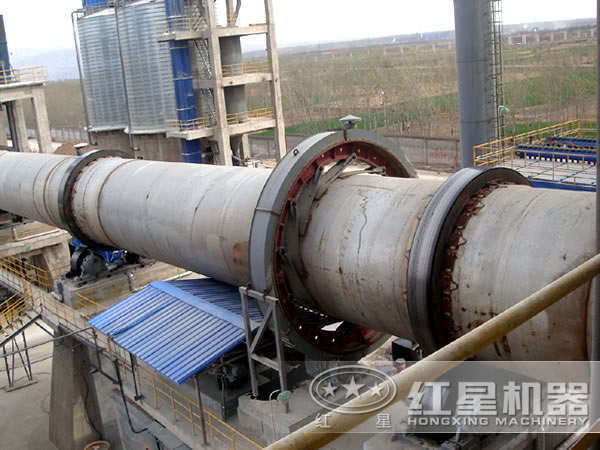 高嶺土回轉窯客戶現(xiàn)場