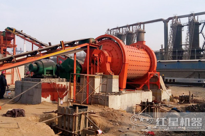 山東客戶棒磨式制砂機(jī)工作現(xiàn)場(chǎng)