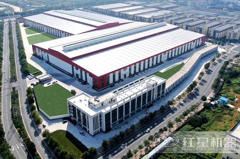 紅星鄂式破碎機(jī)廠家俯視圖