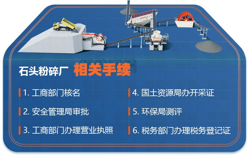 石頭粉碎廠相關(guān)合法手續(xù) 石頭粉碎廠相關(guān)合法手續(xù)