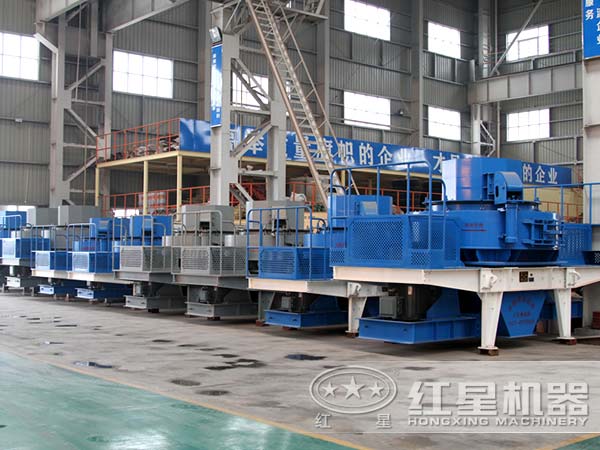 頁巖制砂設(shè)備生產(chǎn)車間