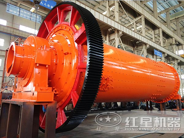 螢礦石球磨機生產(chǎn)車間