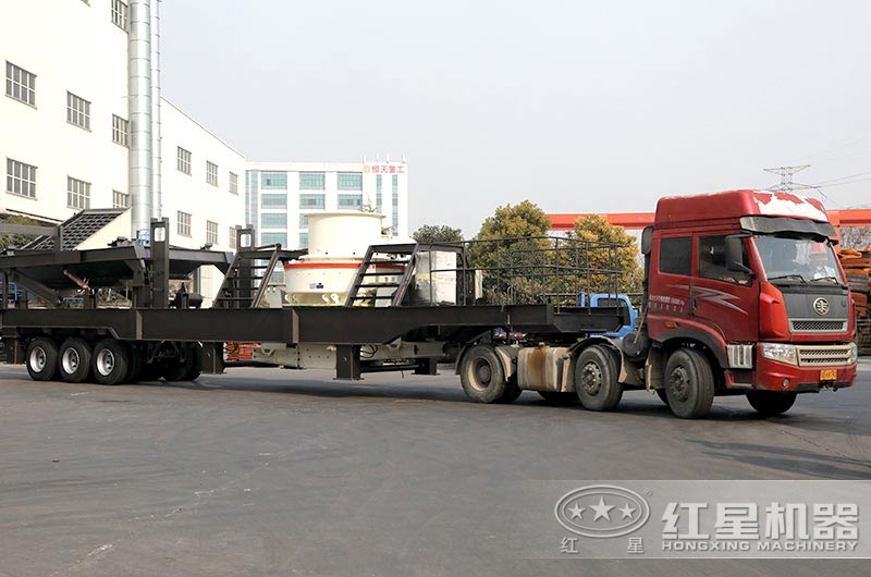 時(shí)產(chǎn)70噸河沙移動制砂機(jī)發(fā)貨現(xiàn)場