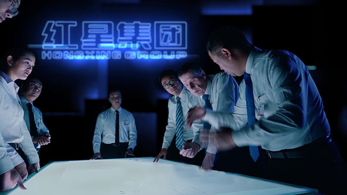 紅星與國外企業(yè)進(jìn)行技術(shù)洽談