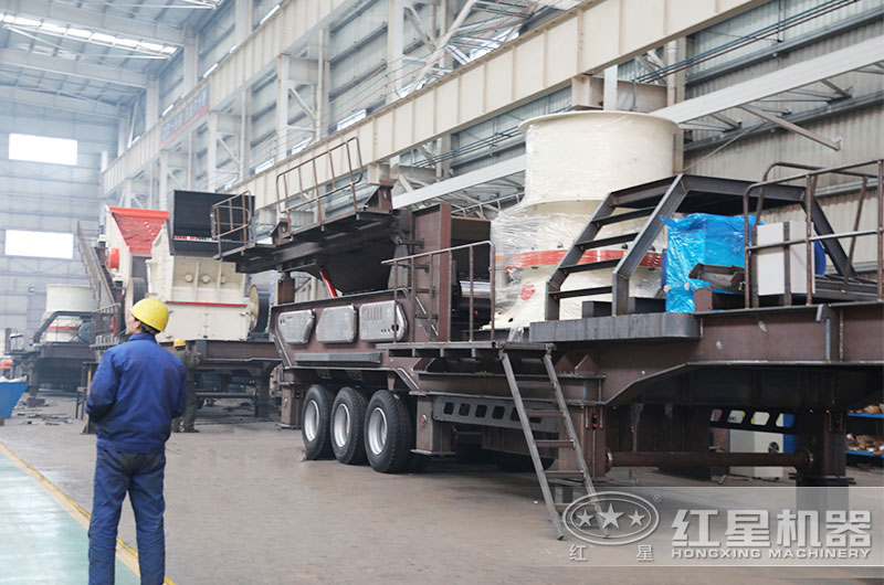 建筑廢料破碎機(jī)生產(chǎn)車間