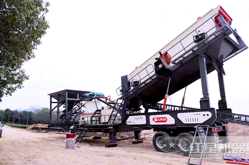 可移動煤矸石制砂機多少錢一套？山西現(xiàn)場視頻展示