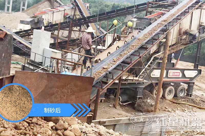 石頭制砂機制出的沙能用嗎？一臺設(shè)備多少錢（內(nèi)附生產(chǎn)現(xiàn)場視頻）