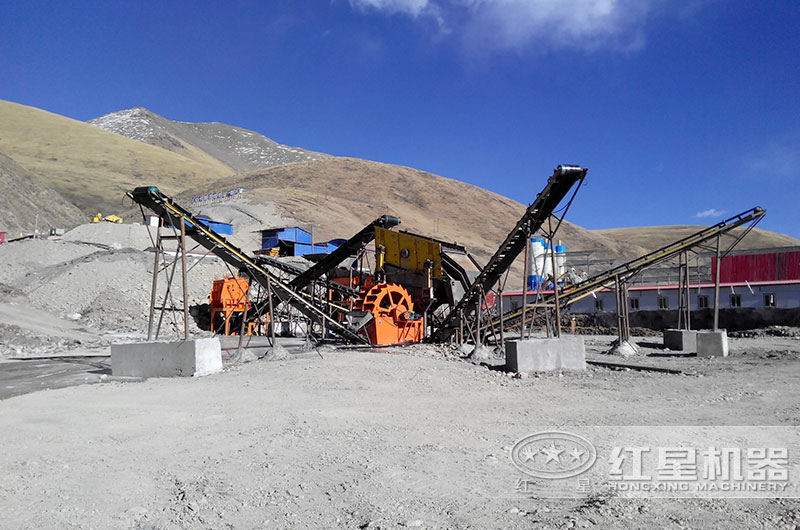 清洗麻古石沙子用什么機(jī)器好？時(shí)產(chǎn)多少？