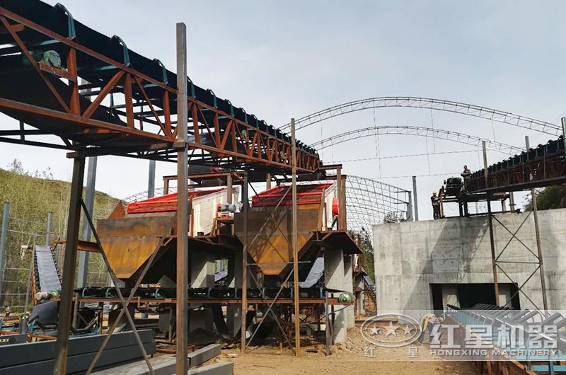 一噸原石出多少噸12、13石子？都需要哪些石子碎石機設(shè)備？