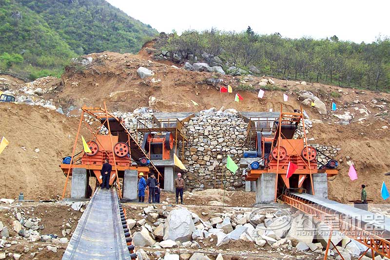 廢棄混凝土再生石子線多少錢一套？鋪路石子一立方價(jià)格多少？