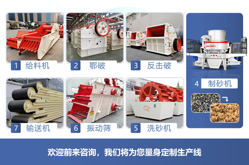 機(jī)制砂生產(chǎn)線流程，紅星可在線定制搭配生產(chǎn)線